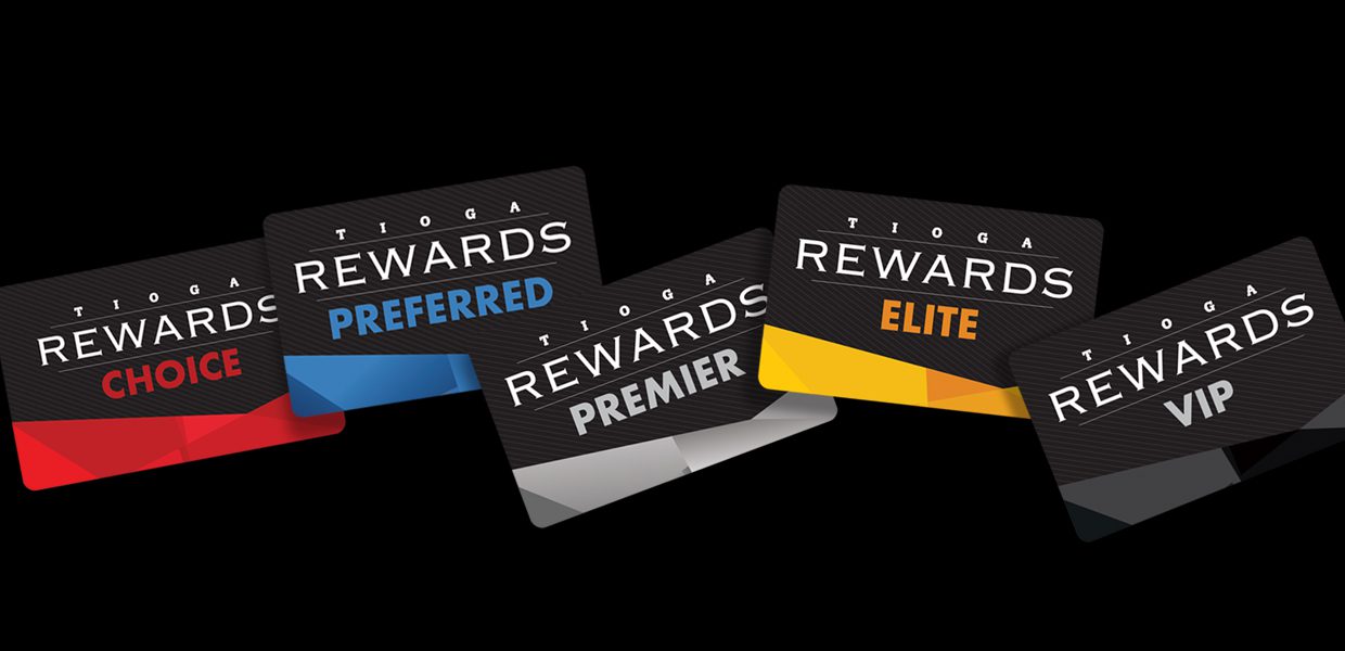 Tioga rewards cards