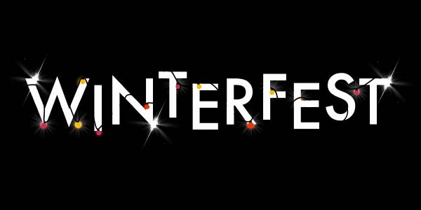 A black background with the word interfere written in white letters.