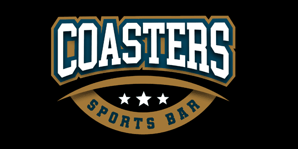 Coasters sports bar logo.