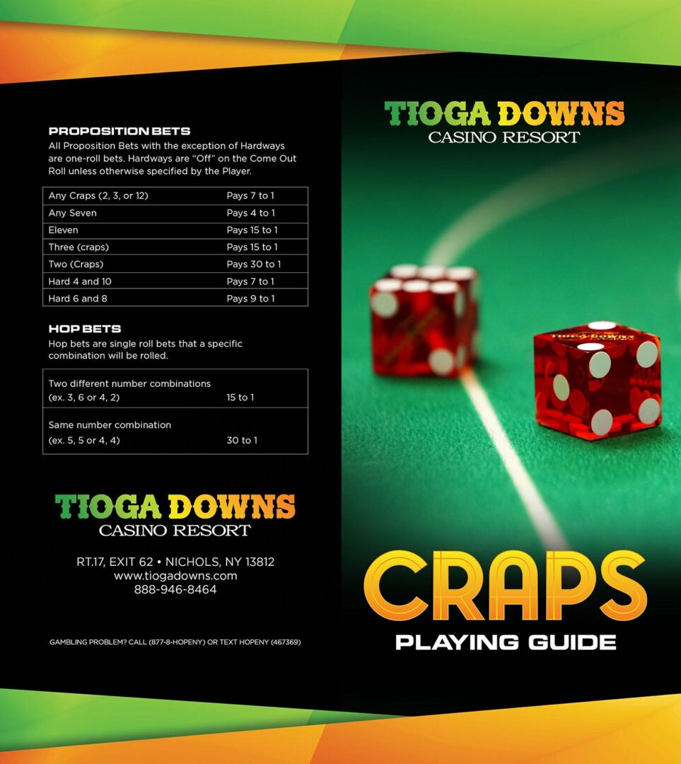 Craps Playing Guide