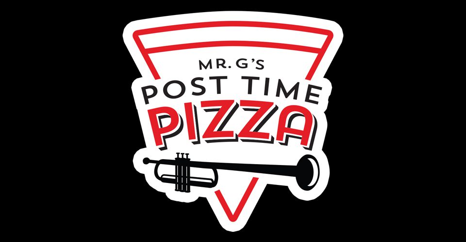 Mr. G's Post Time Pizza Logo